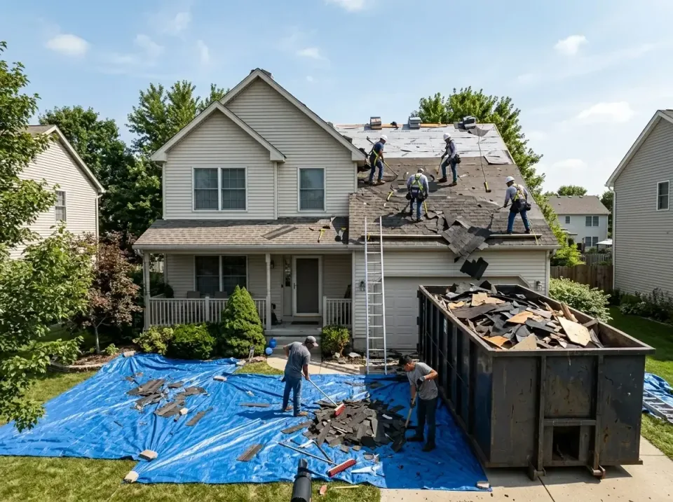 roof-replacement-debris-remova-004 — frequently asked questions, Cheapest Dumpster Rentals in Lebanon, IN